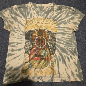 Mighty Fine Tie-Dye Graphic Crop Top